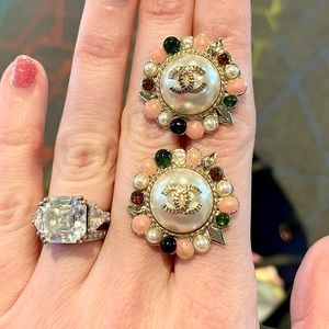 COMING SOON: 2019 Chanel iconic CC Bejeweled Large-Size Ornamental Studs